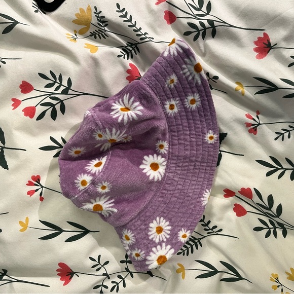 Mango Floral Print Bucket Hat - Picture 1 of 2